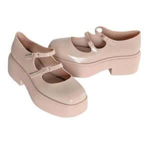 Melissa Farah Platform Mary Jane's Pink Size 8